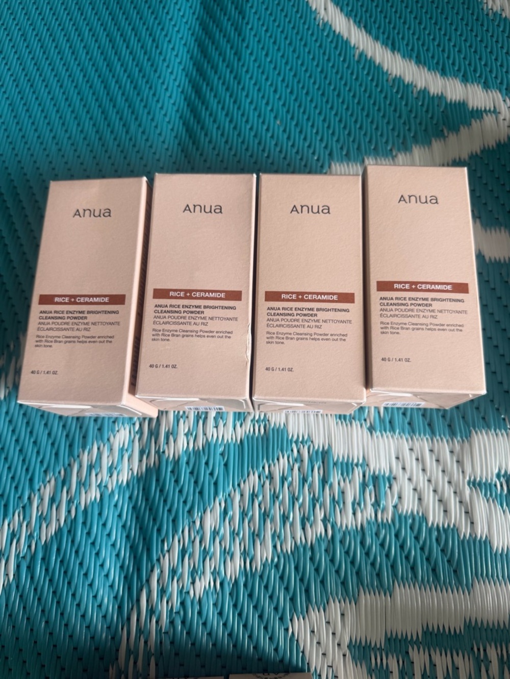 1pcs Anua Rice + Ceramide Enzyme Brightening Cleansing Powder -